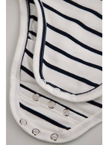 Coccodrillo Kurzarm-Body mit Streifen in dunkelblau