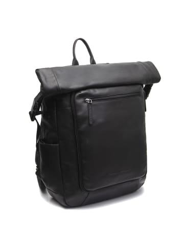 The Chesterfield Brand Remo Daypack Leder 47 cm Laptopfach in black