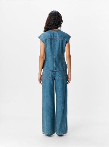 Object Jeansweste in Medium Blue Denim
