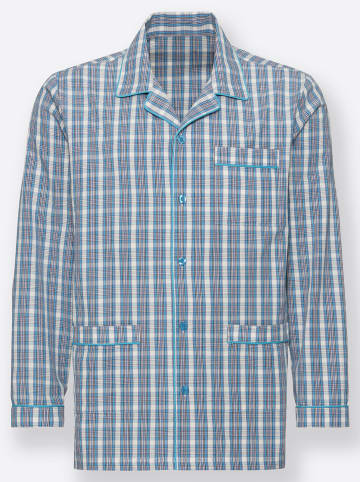 WITT WEIDEN Pyjama in blau-kariert