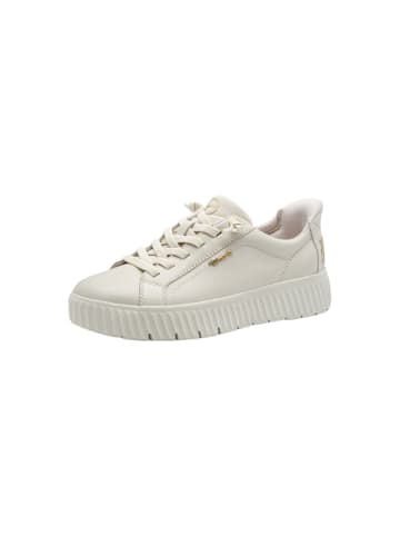 Tamaris Komfortable Low-Top-Sneaker mit Schnürung Weiß