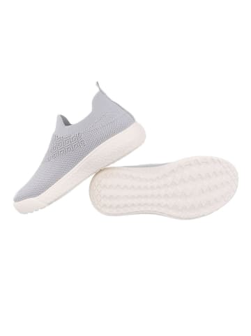 Ital-Design Freizeitschuh in Grau und Weiß