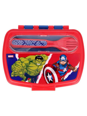 Stor Avengers Kinder Lunchset aus Brotdose, Gabel & Löffel 3-teiliges 3 Jahre