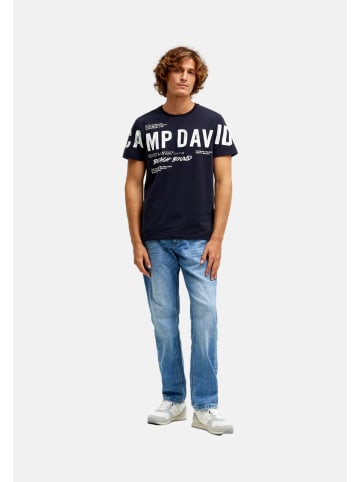 CAMP DAVID T-Shirt 'Oceanfront' in dunkelblau