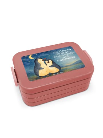 Mr. & Mrs. Panda MEPAL Bentobox Pinguine Einschlafen Design mit ... in Rot Pastell