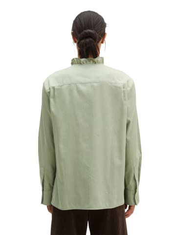 Marc O'Polo Rüschenbluse relaxed in Smooth Sage