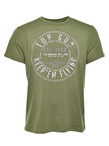 TOP GUN T-Shirt TG20212109 in oliv