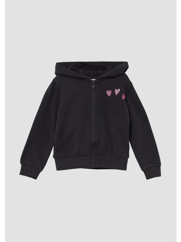 s.Oliver Sweatshirt Jacke in 9866_dunkelgrau