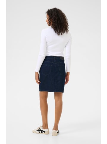 Kaffe Denimrock KAeloise Regular fit in Dark Blue Denim