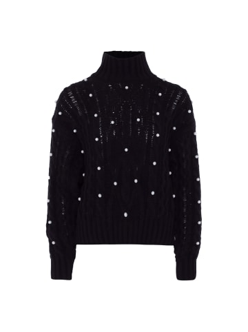 faina Damen Pullover Mit Perlen in SCHWARZ