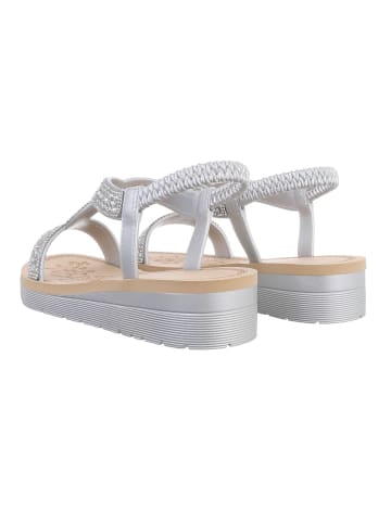 Ital-Design Sandale & Sandalette in Silber