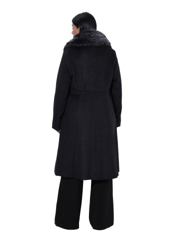 Ulla Popken Mantel in schwarz