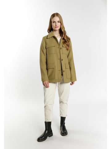 DreiMaster Damen Übergangsjacke Aus Wollgemisch in Helloliv