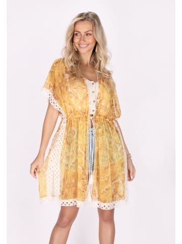 IZIA Damen Kimono in Gelb