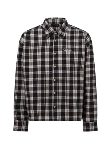 PEGADOR Overshirt BEVILL in anthrazit ecru