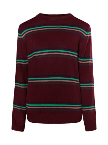 MO Herren Pullover in Bordeaux Mehrfarbig