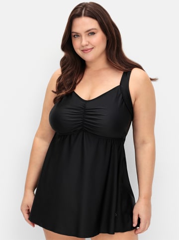 sheego Tankini-Oberteil in schwarz