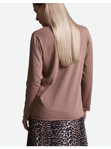 Cotton Candy Langarmshirt in wood melange