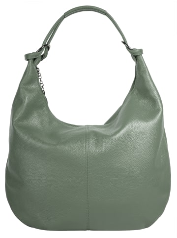 Cluty Shopper echt Leder in grün