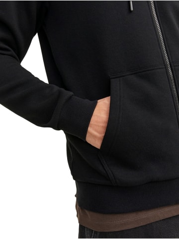 Jack & Jones Sweatjacke JJEBRADLEY SWEAT ZIP HOOD in Schwarz