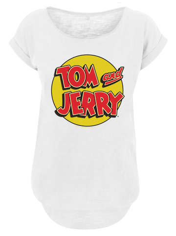 F4NT4STIC Long Cut T-Shirt Tom and Jerry TV Serie Circle in weiß