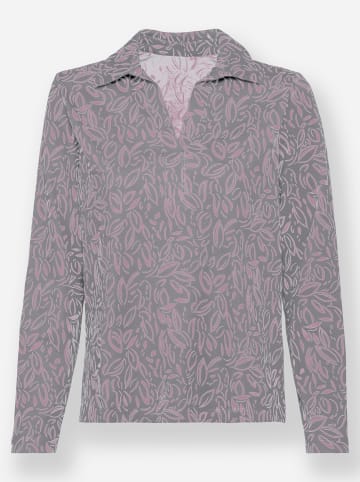 WITT WEIDEN Shirt in steingrau-rosé