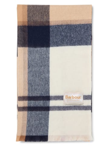 Barbour Schal Rosefield in beige blau - 0003