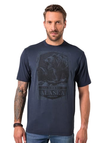 JP1880 Kurzarm T-Shirt in navy blau