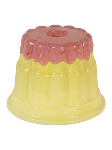 Blond Amsterdam Kerzenhalter Blond Geburtstag - Gelber Pudding in Bunt - 9cm