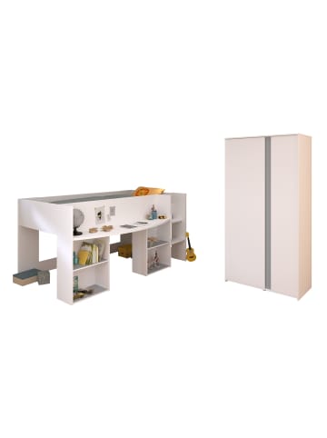 58 aufm Kessel KINDERZIMMER-SET 2-tlg. Parisot Pirouette 14 Holzdekor Weiß