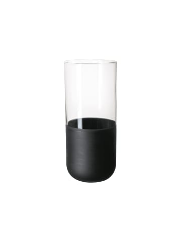 Villeroy & Boch 12-tlg. Bargläser Manufacture Rock in in schwarz-transparent