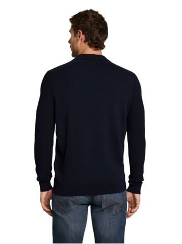 Tom Tailor Poloshirt STRUCTURED KNIT POLO in Blau