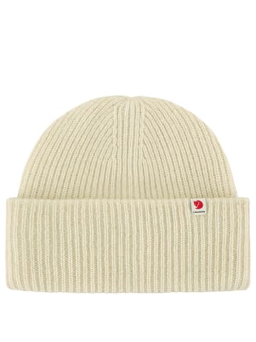 FJÄLLRÄVEN Heavy Beanie - Mütze (dark oak) in chalk white
