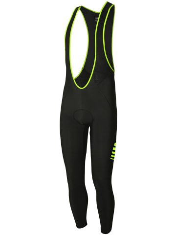 rh+ Radhose Nordic Bibtight in black-acid lime
