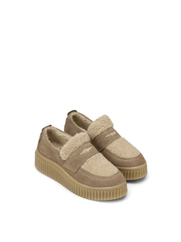 Marc O'Polo Plateau-Loafer Model Bianca in dark taupe