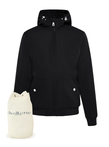 DreiMaster Maritim Blouson + Shopping Bag - Set in Schwarz