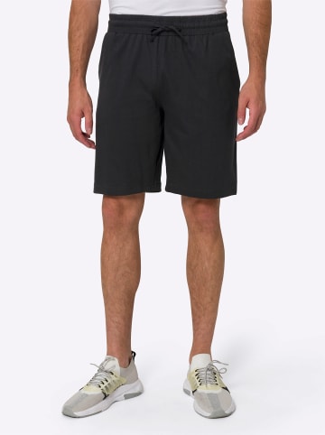 Sieh an! Freizeithose in schwarz + grau
