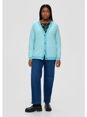 TRIANGLE Strickjacke langarm in Türkis