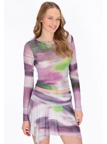 myMo Women Blouse in green multicolor