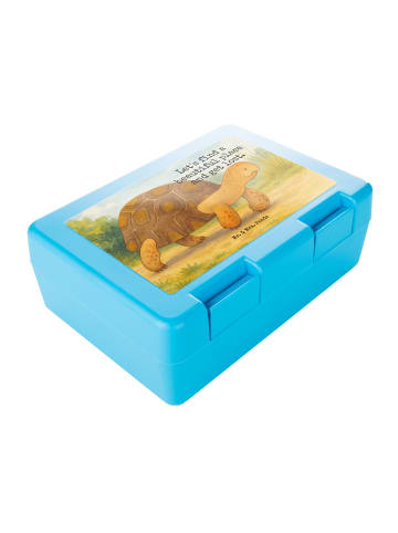 Mr. & Mrs. Panda Brotdose Schildkröte MHerzieren Design mit Spruch in Weiß