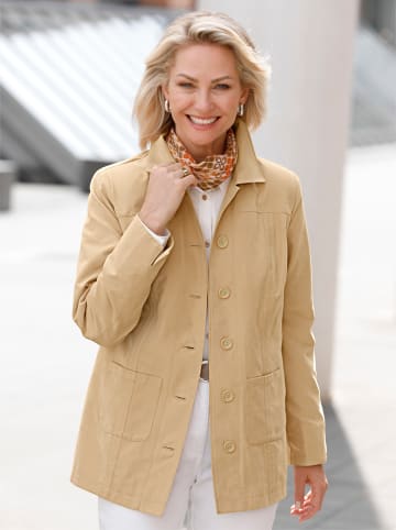 WITT WEIDEN Lederimitatjacke in camel