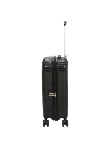 Valentino Bags Wood Carry on - 4-Rollen-Kabinentrolley S 56 cm (nero) in nero