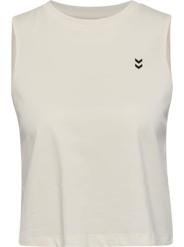 Hummel Top "Hmlhiit Cropped W Muscle Tank Top" in Beige