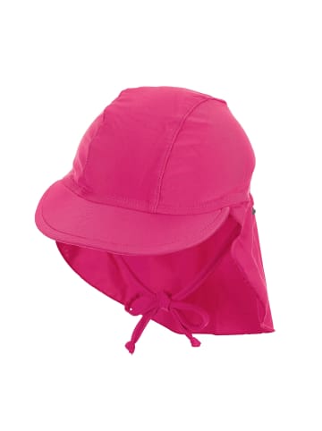 Sterntaler Bademütze mit Nackenschutz uni in magenta