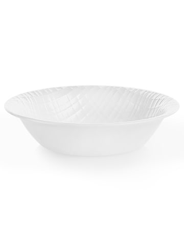 Corelle CORELLE | Müslischale, LINEN WEAVE, weiß