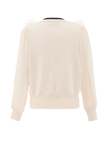 NAEMI Damen Pullover in Wollweiss