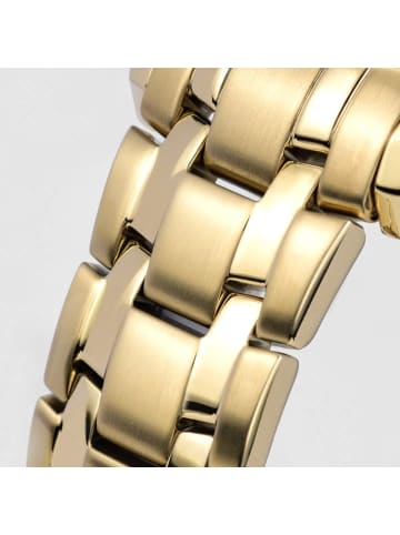 Jacques Lemans Herrenuhr Chronograph Liverpool Goldfarben/Blau