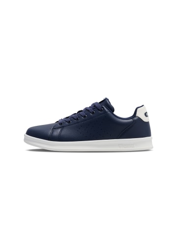 Hummel Schnürsenkel Sneaker Court Line Lebensstil Erwachsene in BLACK IRIS