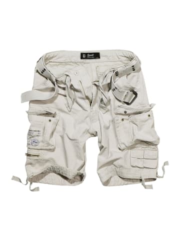 Brandit Cargo Shorts in white