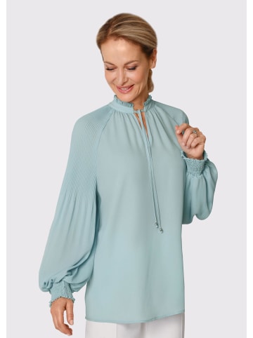 GOLDNER Bluse in lagune